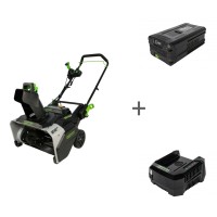 Аккумуляторный снегоуборщик GREENWORKS GD82SN22, 82V + Акб 8 А*ч и ЗУ