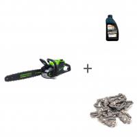 Пила цепная аккумуляторная GD-82 82V GREENWORKS GD82CS51K5, с 1хАКБ 5 АЧ. и ЗУ + масло + цепь в подарок!