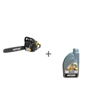 Пила бензиновая Huter BS-45, Масло 2Т полусинтетическое для 2-х двигателей Huter 1л в подарок!