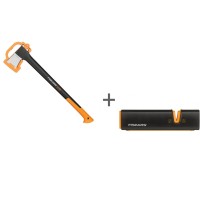 Топор-колун Fiskars L, X21 + Точилка Xsharp™