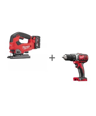 Аккумуляторный лобзик Milwaukee M18 FUEL FJS-502X + Аккумуляторная дрель-шуруповерт Milwaukee M18 BDD-0 в подарок! Аккумуляторный лобзик Milwaukee M18 FUEL FJS-502X + Аккумуляторная дрель-шуруповерт Milwaukee M18 BDD-0 в подарок!