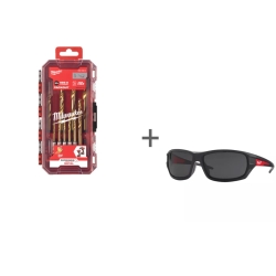 Набор сверл по металлу Milwaukee RedHEX&trade; + Очки защитные в подарок!