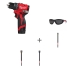 ПРОМО "ВЫГОДНЫЙ МИКС" Аккумуляторная дрель-шуруповерт Milwaukee M12 BLDDRC-202C + Очки ПРЕМИУМ и магнитные торцевые насадки!