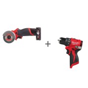 Субкомпактная многофункциональная отрезная машина Milwaukee M12 FUEL FCOT-422X + Аккумуляторная дрель-шуруповерт Milwaukee M12 BLDDRC-0 в подарок!