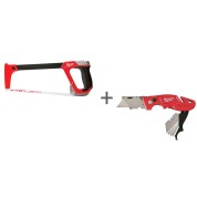 Ножовка по металлу Milwaukee + Выкидной строительный нож в подарок!