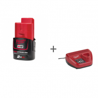Комбо комплект аккумулятор Milwaukee M12 B2 2.0 Ач + зарядное устройство Milwaukee C12 C