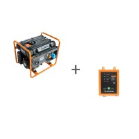 Генератор бензиновый Villartec GG6300ЕВС, 5,5 кВт + Блок автоматики для генератора в подарок!