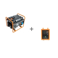 Генератор бензиновый Villartec GG6300ЕВС, 5,5 кВт + Блок автоматики для генератора в подарок!