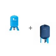 Бак мембранный для водоснабжения Wester WAV80 + Чехол TermoZont GB 80 для гидробака Wester