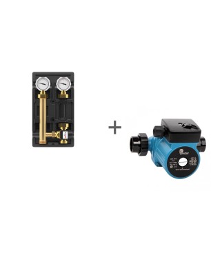 Группа быстрого монтажа Wester DN25 + насос циркуляционный WCP 25-40G