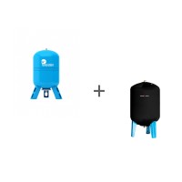 Бак мембранный для водоснабжения Wester WAV50 + Чехол TZGB50WRсExtra для гидробака