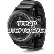 Умные часы черные с металлическим браслетом Garmin Fenix 3 Sapphire HRM