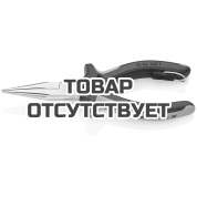 Круглогубцы радиомонтажные с плоскими губками и режушими кромками KNIPEX KN-2506160T