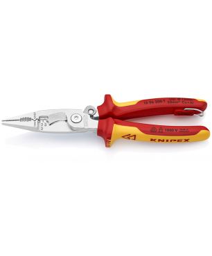 Многофункциональные клещи для электромонтажных работ KNIPEX KN-1396200TBK