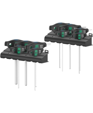 Набор отвёрток с поперечной ручкой WERA 454/10 HF Set Imperial 1, 023451
