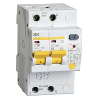Дифференциальный автоматический выключатель IEK АД12М 2Р С20 30мА