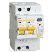 Дифференциальный автоматический выключатель IEK АД12М 2Р С16 30мА 