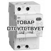 Дифференциальный автоматический выключатель IEK АД12 2Р 10А 30мА 