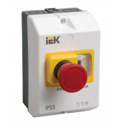 Защитная оболочка с кнопкой "Стоп"  IEK IP54
