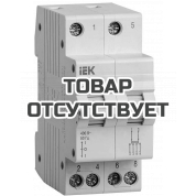 Выключатель-разъединитель трехпозиционный IEK ВРТ-63 2P 25А