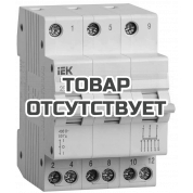 Выключатель-разъединитель трехпозиционный IEK ВРТ-63 3P 25А