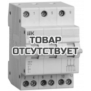 Выключатель-разъединитель трехпозиционный IEK ВРТ-63 3P 40А