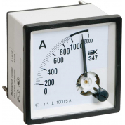 Амперметр аналоговый IEK Э47 200/5А класс точности 1,5 72х72мм