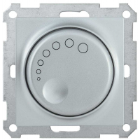 Светорегулятор поворотный с индикацией IEK СС10-1-1-Б 600Вт BOLERO серебряный
