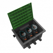 Комплект Gardena 3 клапана для полива 9В Bluetooth® в коробке для клапанов