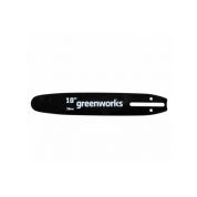 Запасная шина 25 см GREENWORKS 2949207 для цепной пилы GD40TCS