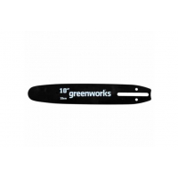 Запасная шина 25 см GREENWORKS 2949207 для цепной пилы GD40TCS