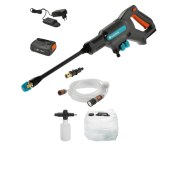 Мойка высокого давления аккумуляторная Gardena AquaClean 24/18V P4A Premium Set