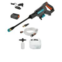 Мойка высокого давления аккумуляторная Gardena AquaClean 24/18V P4A Premium Set
