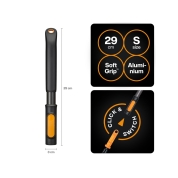 Рукоятка малая алюминиевая FISKARS S 29см OneClick
