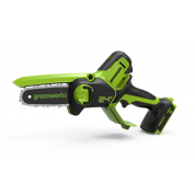 Пила цепная аккумуляторная GREENWORKS G24MCS10 24V без АКБ и ЗУ мини