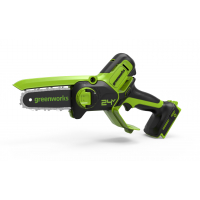 Пила цепная аккумуляторная GREENWORKS G24MCS10 24V без АКБ и ЗУ мини