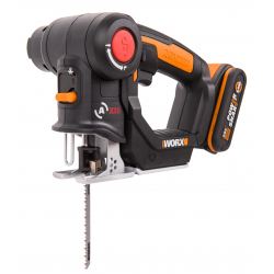 Лобзик аккумуляторный-сабельная пила WORX Axis WX550