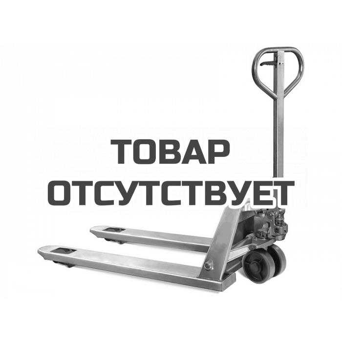 Тележка гидравлическая TOR BX 2.5T 550*1150*85mm нержавеющая сталь (полиуретан.колеса)