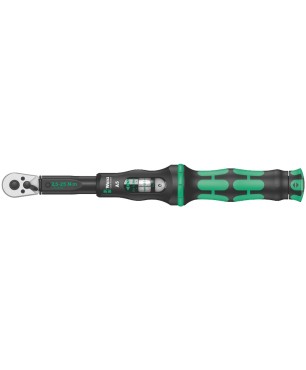 Динамометрический ключ WERA Click-Torque A 6 с трещоткой с реверсом, 1/4" x 2.5-25 Nm