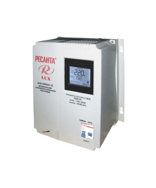 Однофазный цифровой настенный стабилизатор напряжения Ресанта АСН-5000Н/1-Ц