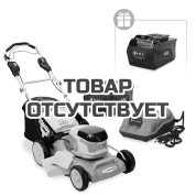 Аккумуляторная газонокосилка VILLARTEC MA4046T SET: AM402 + AC402 ( +1 Аккум. 2Ач в подарок!)