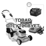 Аккумуляторная газонокосилка VILLARTEC MA4046T SET: AM405 + AC402 ( +1 Аккум. 2Ач в подарок!)