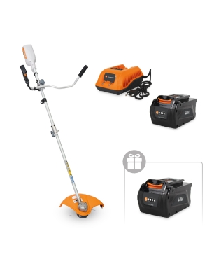 Аккумуляторный триммер VILLARTEC СА40 SET: AM402 + AC402 ( + 1 Аккум. 2Ач в подарок)