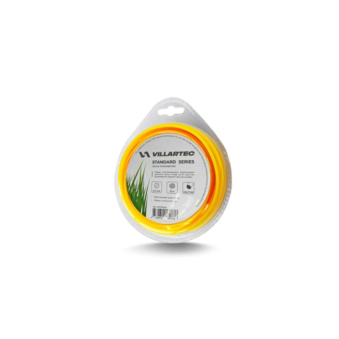 Леска для триммера Villartec  Круглая 3,0 мм &times; 15 м