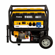 Генератор бензиновый Denzel PS 80 EA, 8.0 кВт, 230 В, 25 л, коннектор автоматики, электростартер