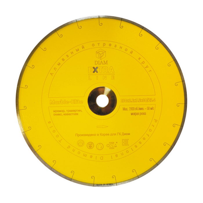 Алмазный отрезной круг DIAM MARBLE-ELITE EXTRA LINE 400 мм Алмазный отрезной круг DIAM MARBLE-ELITE EXTRA LINE 400 мм