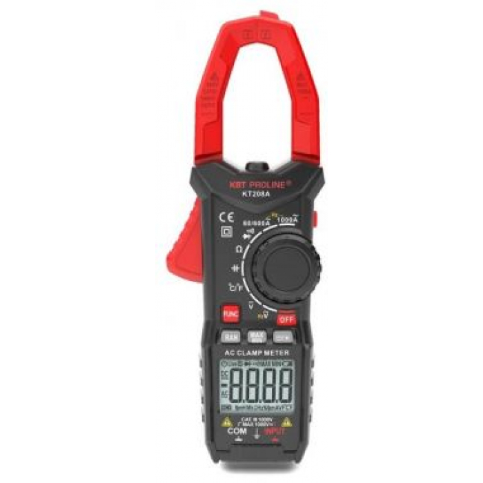 Токовые клещи цифровые КВТ KT 208A PROLINE