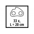 Пильная цепь для GC-EC 7520 T Einhell 4500124