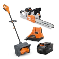 Пила акк. SA40 + Лопата акк. WA4030 VILLARTEC SET: AM405+AC405