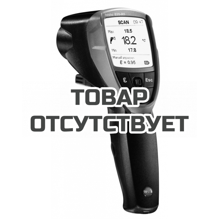 Инфракрасный термометр с интегрированным модулем влажности Testo 835-H1
